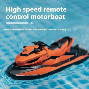 Cross Border Popular Amazon Remote Control Boat 2.4g Remote Control Motorboat Electric Water High-Speed Boat Toy Wholesale