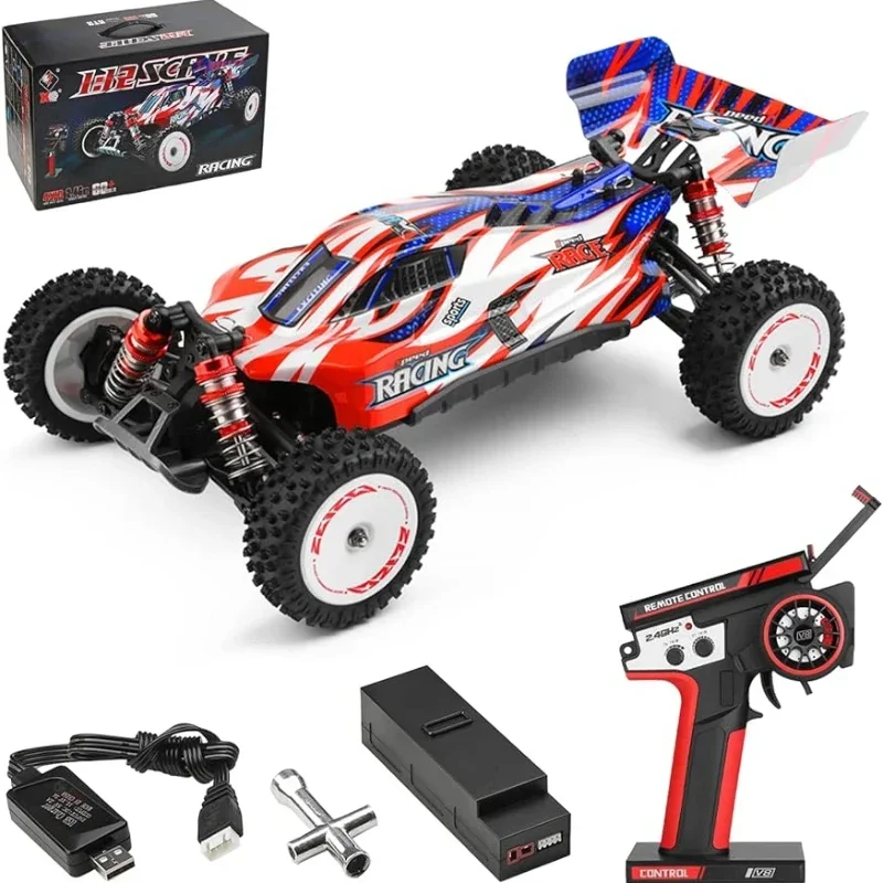 1/12 Fast RC Cars WLtoys 124008 2000mah 4x4 3s Brushless RC Buggy Cars with Independent ESC RC Car Truck Remote Control Cars - Image 2