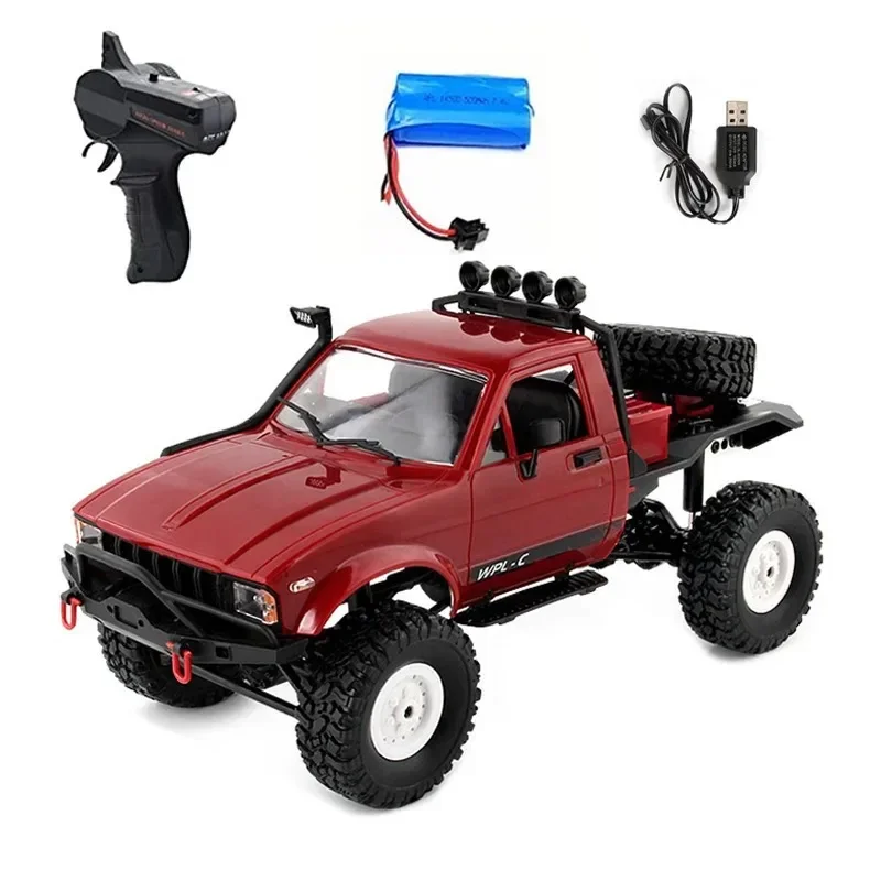 C24-1 C14 C24 RC Car Crawler 1/16 Scale 4WD Offroad RC Truck Climbing Speed Model Toys Throttle & Steering 2.4Ghz RC Trucks - Image 3
