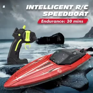 kf-Sf9ba76defdcb4214ad61271ae96042a2t RC Speedboat High-Speed 4CH Dual Motor Remote Control Electric Racing Boat Model RC Ship Outdoor Pool Waterproof Toy Boy Gift